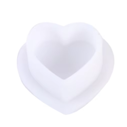 Silicone caps Heart Clear