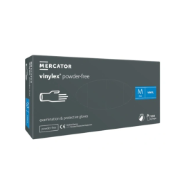Mercator powder-free vinyl gloves