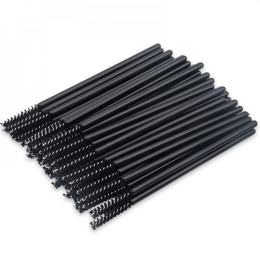 Disposable micro eyelash brushes black