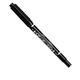 Permanent marker double-sided
