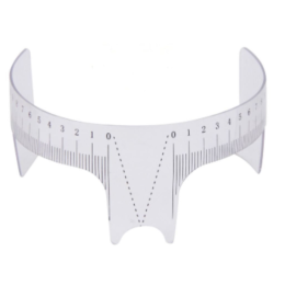 Ruler for sketching eyebrows