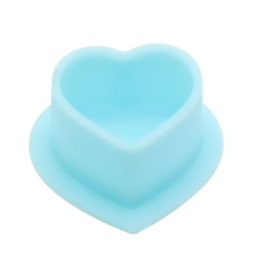 Silicone caps Heart Blue