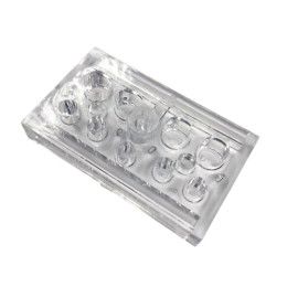 Square acrylic cap stand with 9 holes