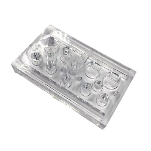 Square acrylic cap stand with 9 holes