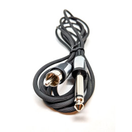 Clipcord EZ Master Pro Tattoo RCA Cord Black