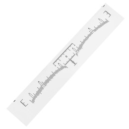 Disposable Self Adhesive Eyebrow Ruler