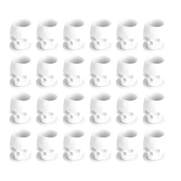 Caps for paint Skull White
